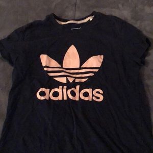 Light pink and black Adidas shirt